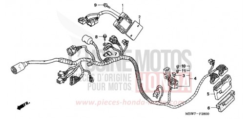 WIRE HARNESS CBR600F5 de 2005